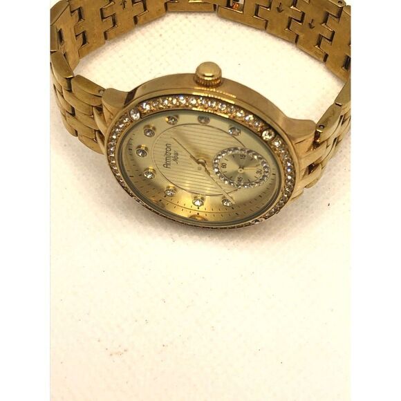 Armitron Now 75/5234GP Womens Gold Stainless Steel Analog Dial Quartz Watch KS59 - Picture 6 of 9